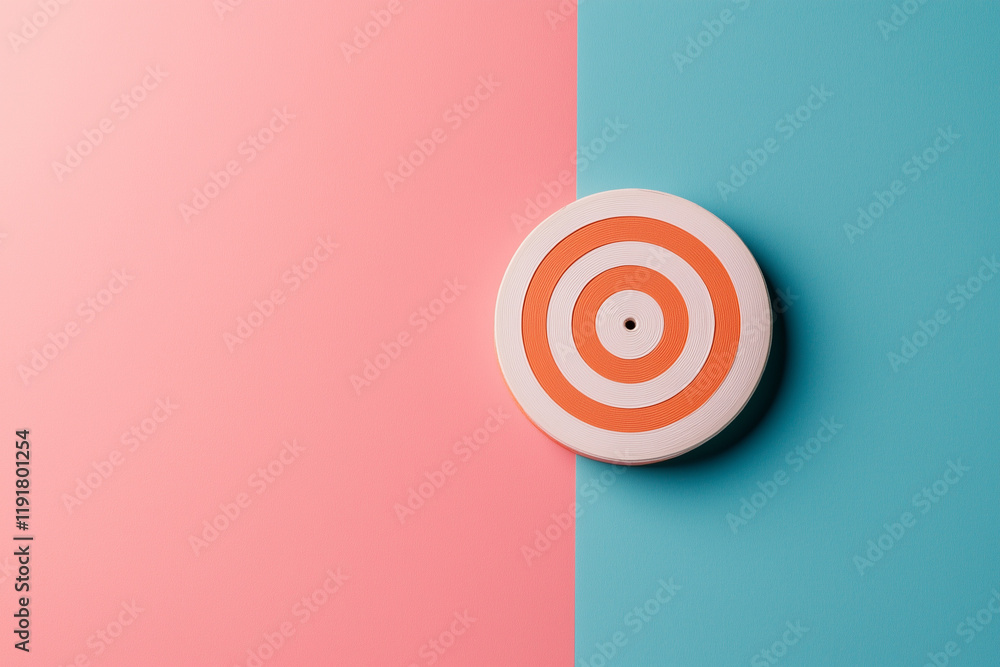 Target goal bullseye isolated color background Target goal bullseye isolated color background