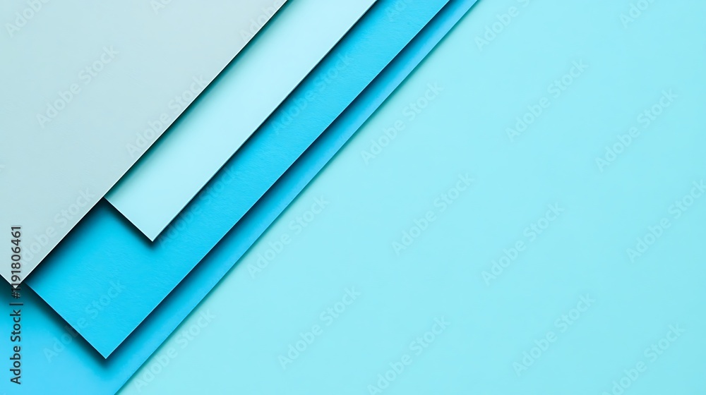 Abstract Blue Layered Paper Design Background Abstract Blue Layered Paper Design Background