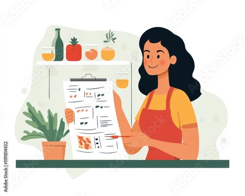 A nutritionist creating a meal plan for a client based on their specific dietary needs and goals
