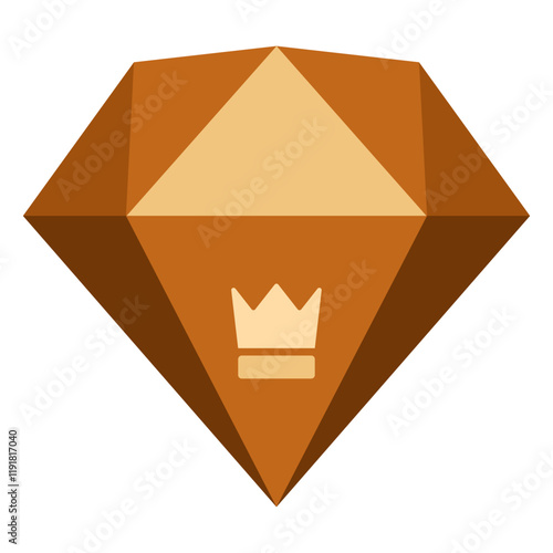 Golden Silver Bronze Trophy Medal Icon Illustration Symbol