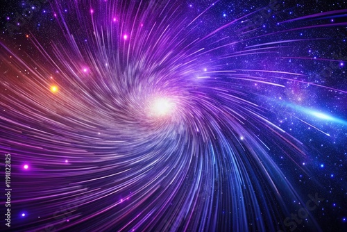 Wallpaper Mural Purple Hyperspace Star Trails, Cosmic Nebula, Galactic Motion, Space Background, Astronomy Photography, Sci-Fi Artwork, Galaxy Illustration, Deep Space Exploration Torontodigital.ca