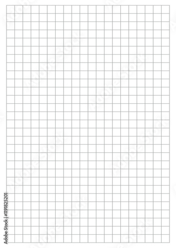 A4 方眼 チェックのノート 灰色 10mm