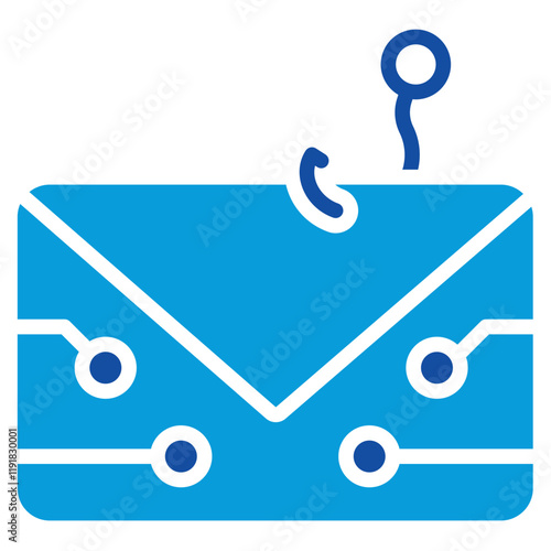 Phishing Email Icon Dual Tone Color Style