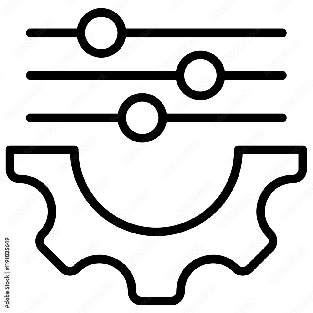 Control Icon Lineal Syle Control Icon Lineal Syle