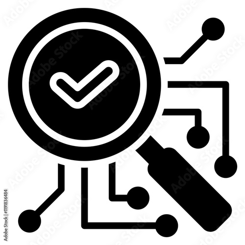 Monitoring Icon Black Style