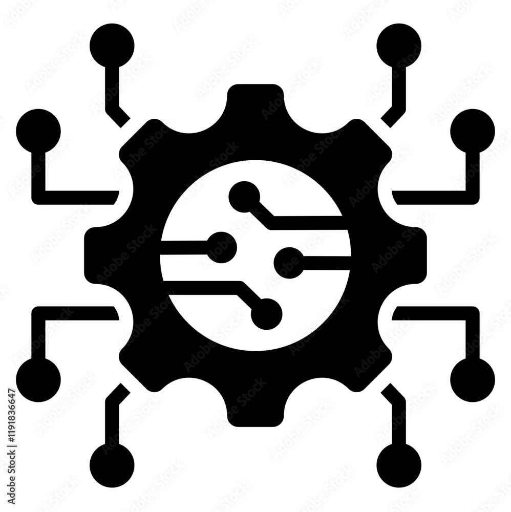 Grid Management Icon Black Style Grid Management Icon Black Style