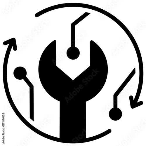Retrofit Icon Black Style