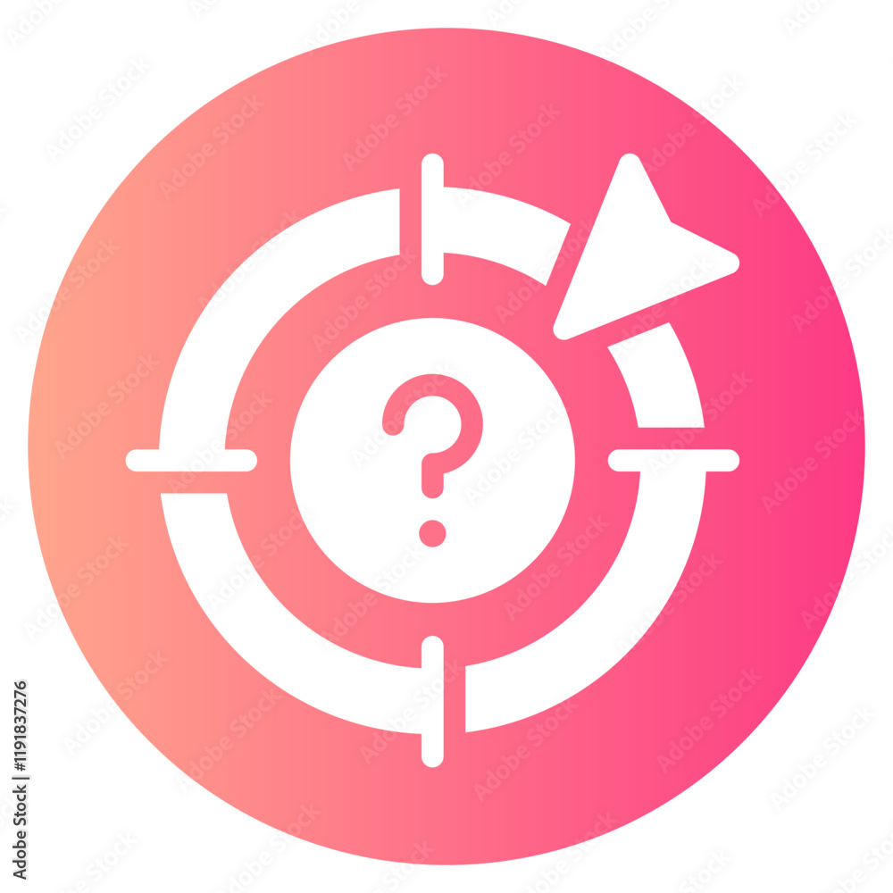 target gradient icon target gradient icon