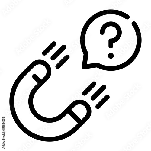 attract line icon