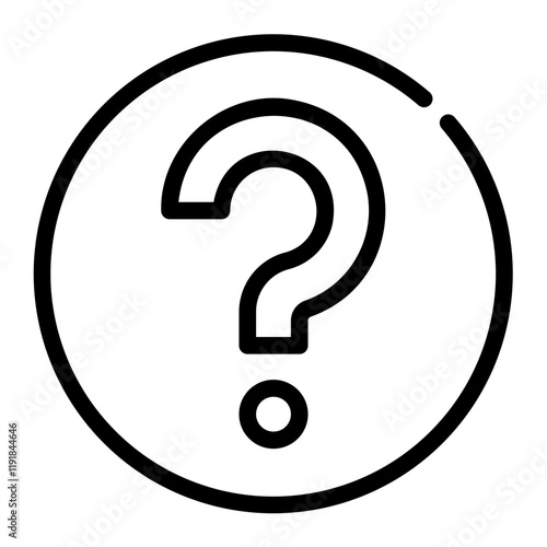 question line icon