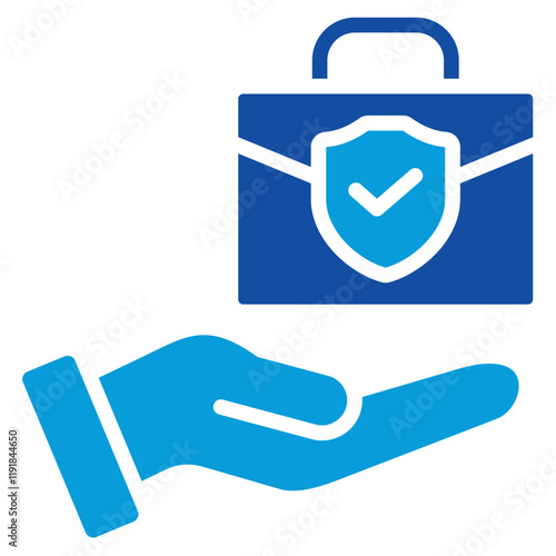 Safe Work Practice Icon Dual Tone Color Style