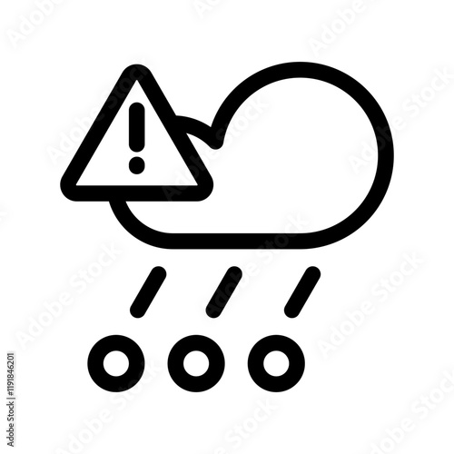 Hail icon design template