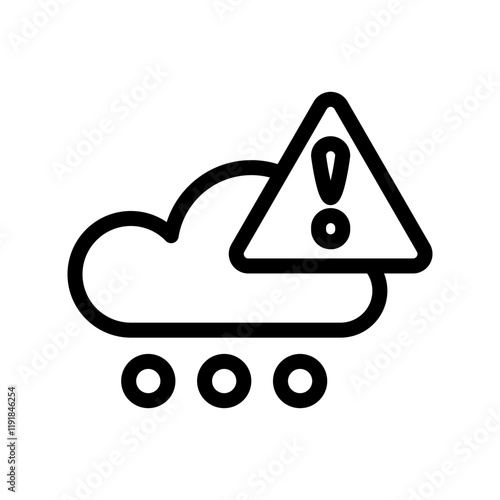 Hail icon design template