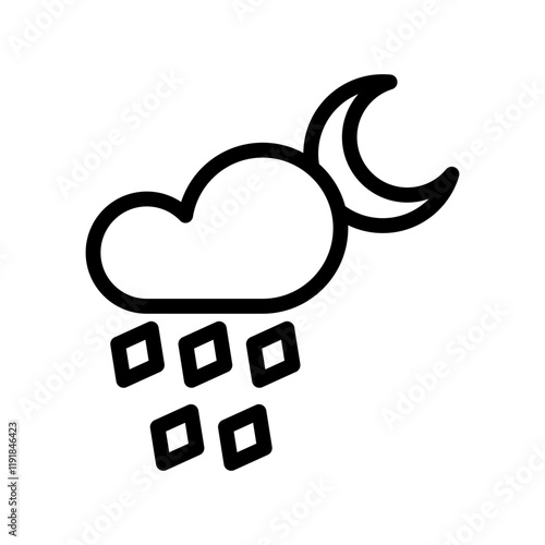 Hail icon design template