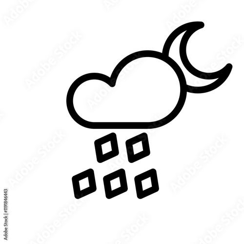 Hail icon design template