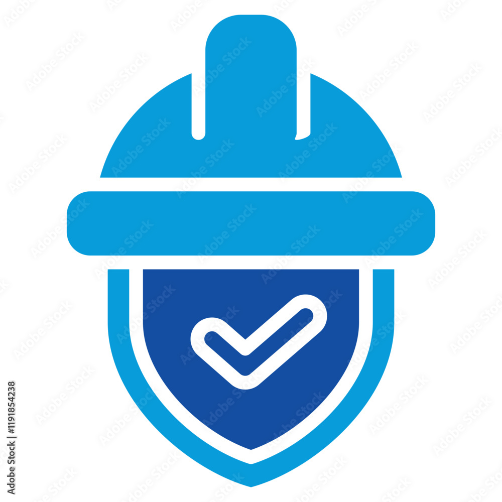 Safety Protocol Icon Dual Tone Color Style Safety Protocol Icon Dual Tone Color Style