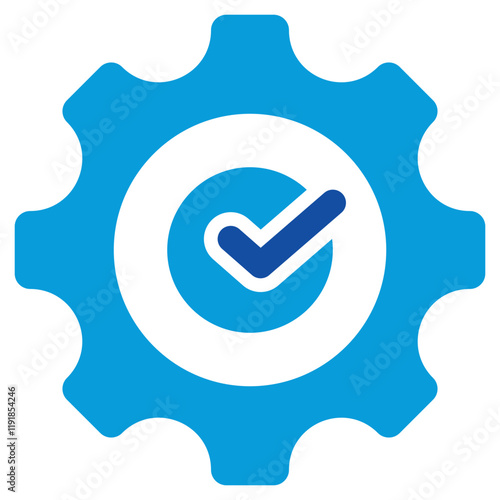 Process Optimization Icon Dual Tone Color Style