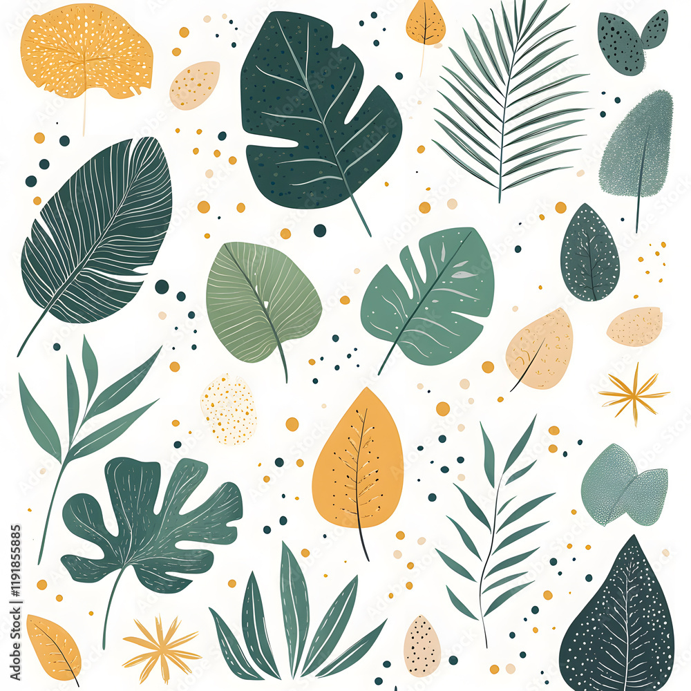 Fototapeta premium Collection of Tile Patterns Featuring Intricate Geometric and Floral Motifs, Hand-Drawn Doodles, and Traditional Ethnic Designs in Muted and Vibrant Color Palettes