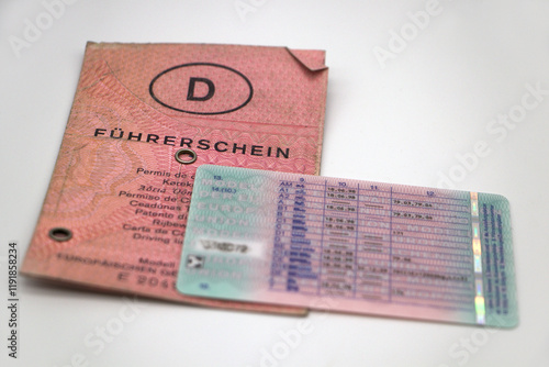 Führerschein Deutschland, alt und neu