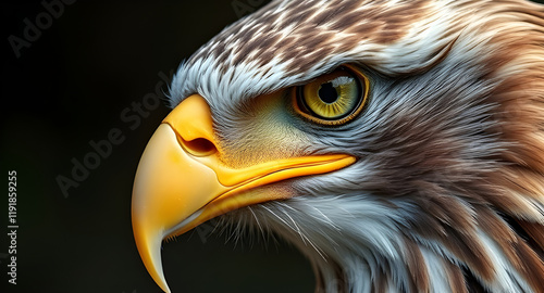 portrait of a bald eagle