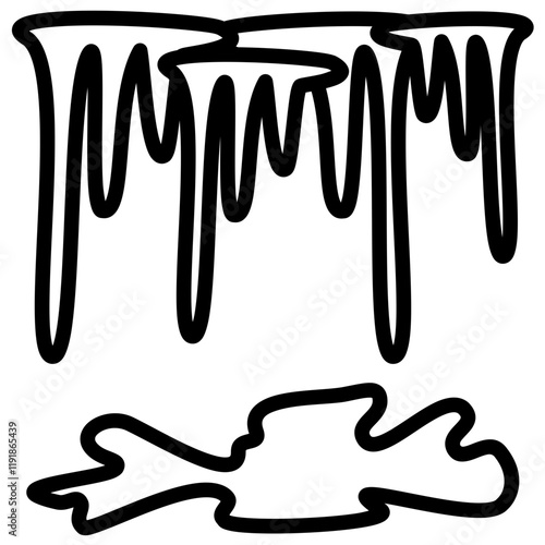 Metabolic Waste Icon Lineal Syle