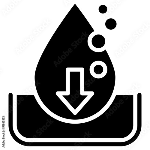 Oxygen Intake Icon Black Style
