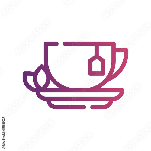 tea gradient icon