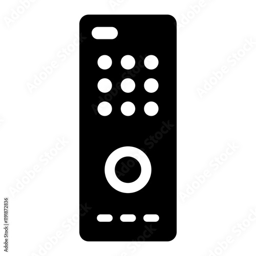 remote control isolated on white