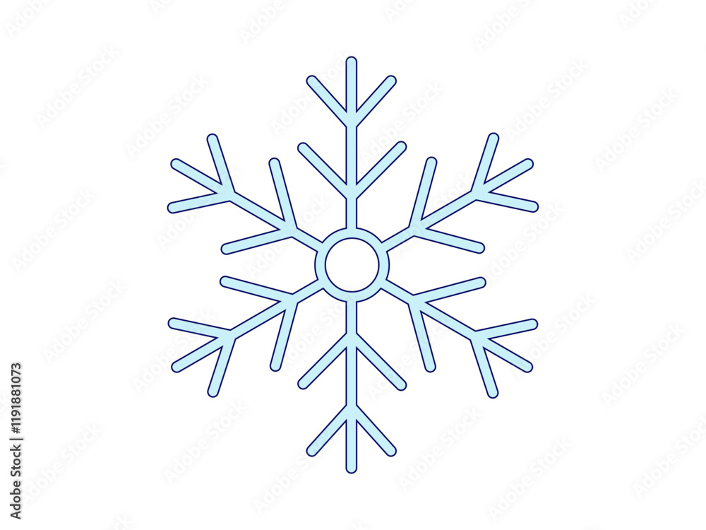Snowflake icon. Winter icon. Flat vector icons Snowflake icon. Winter icon. Flat vector icons