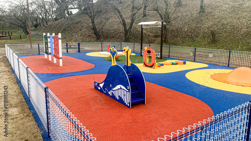 甘木公園の遊具広場