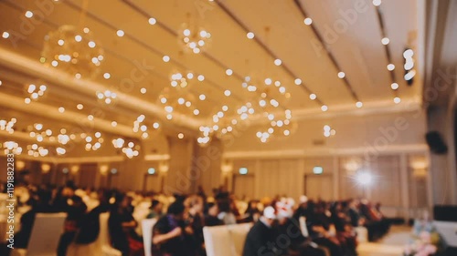 Wallpaper Mural Business office Blurred background meeting room light bokeh education event in company. Blurry abstract background of conference room. Blur background office modern lobby urban decor empty room Torontodigital.ca