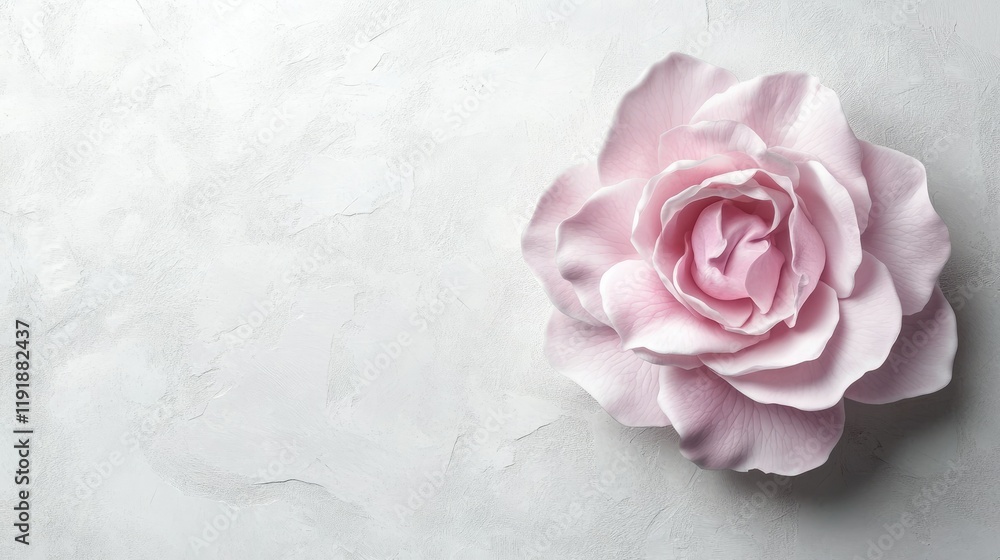 Delicate pink rose with velvety petals set against a textured background, soft shadows, artistic vibe. Delicate pink rose with velvety petals set against a textured background, soft shadows, artistic vibe.