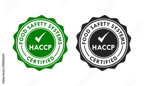 HACCP - Hazard Analysis and Critical Control Points concept background