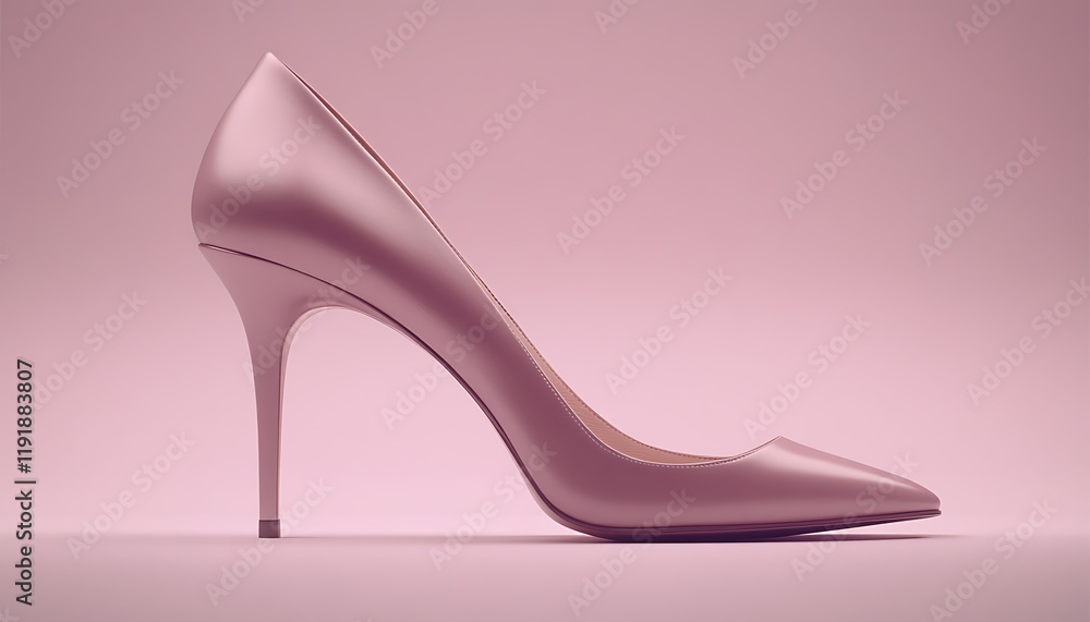 Elegant Pink Satin Stiletto Heels Elegant Pink Satin Stiletto Heels