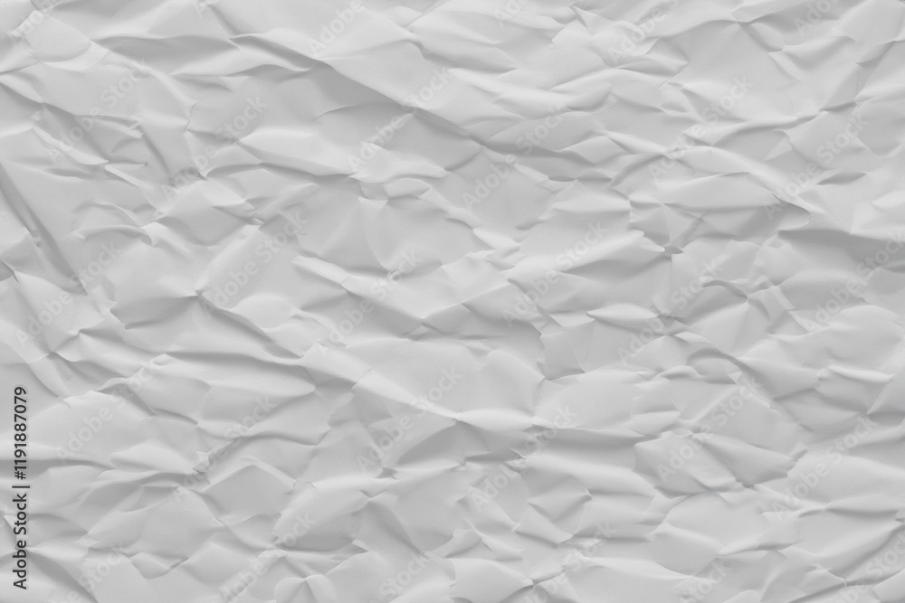 Crumpled white paper texture. Shabby white paper background. Abstract texture pattern on used tissue that has been crumpled Crumpled white paper texture. Shabby white paper background. Abstract texture pattern on used tissue that has been crumpled