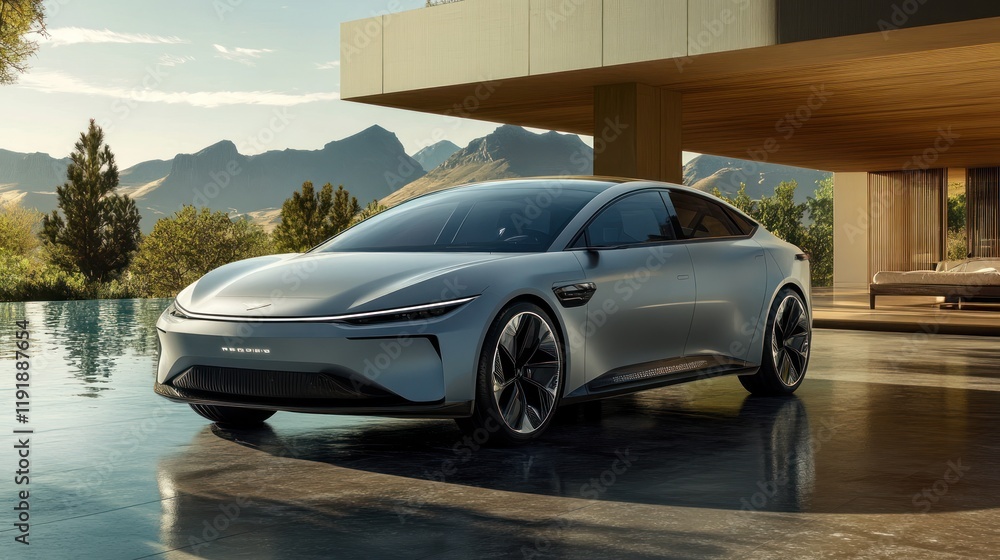 A hydrogen-powered car concept designed for comfort and eco-friendliness A hydrogen-powered car concept designed for comfort and eco-friendliness