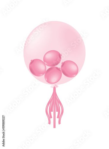 realistic balloons helium decor