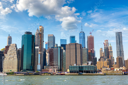 Manhattan cityscape in New York