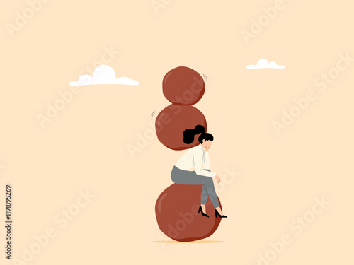 The workload that exceeds one's responsibilities, leading to stress or work pressure