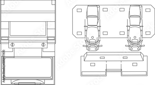 vector illustration sketch of game console equipment in youth game zone