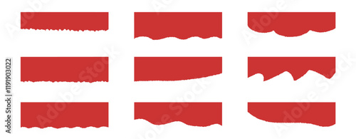 抽象的な仕切りテンプレートベクターイラスト. ウェブ上下の装飾. ウェブ仕切り. グランジ幾何学図形.