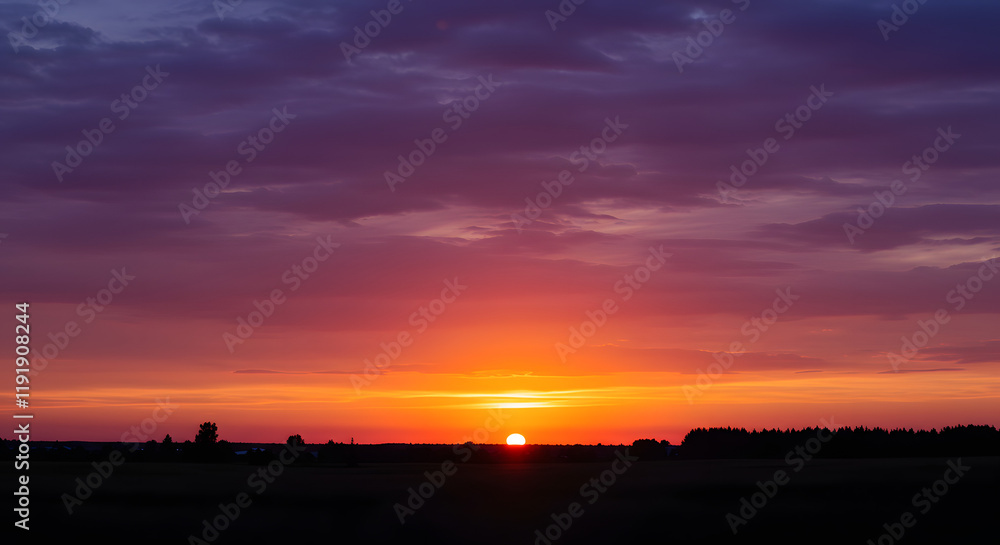 captivating summer sunset presents a palette of vivid oranges dissolving into deep purples, resulting in a radiant glow along the horizon.
captivating summer sunset presents a palette of vivid oranges dissolving into deep purples, resulting in a radiant glow along the horizon.