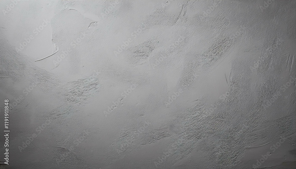 Naklejka premium ソフトグレーの漆喰背景に洗練された微細なテクスチャが広がり、穏やかな美しさと落ち着きを感じさせるシンプルな空間 