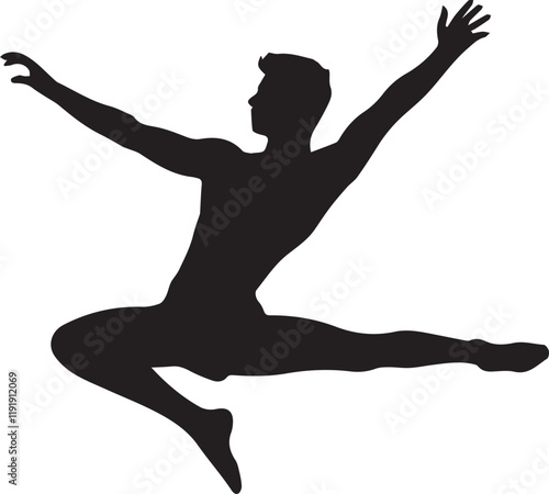 Gymnast Silhouette