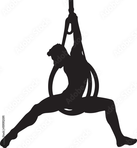 Gymnast Silhouette