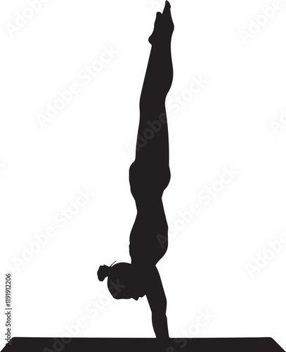 Gymnast Silhouette