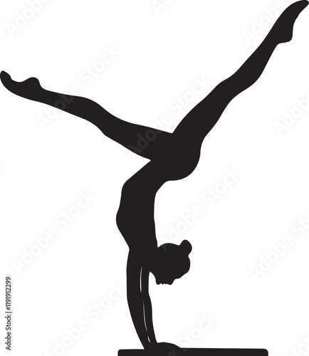 Gymnast Silhouette