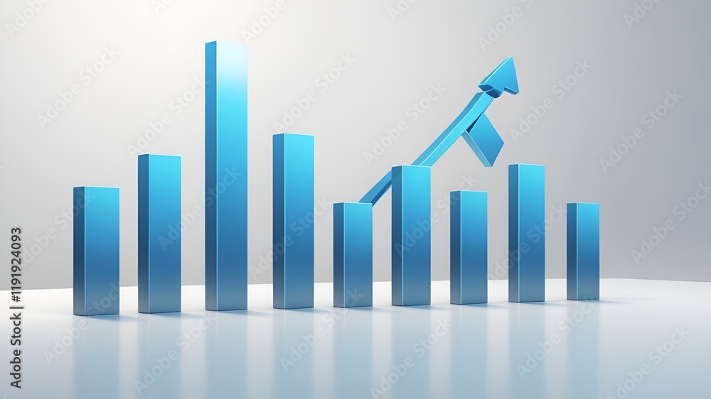 Bar graph of increase, shape of success, cool colorful design, cool art company Bar graph of increase, shape of success, cool colorful design, cool art company