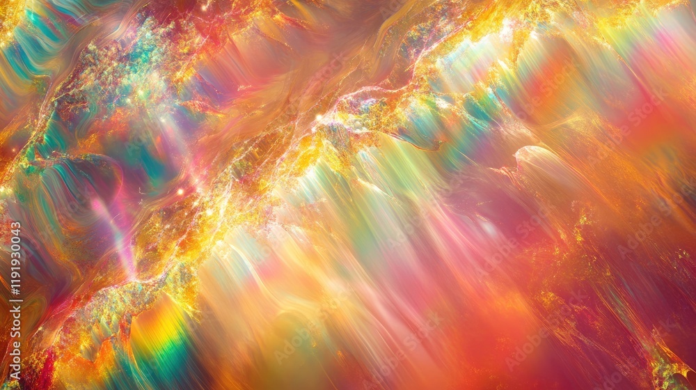Vibrant abstract cosmic landscape with flowing colors Vibrant abstract cosmic landscape with flowing colors