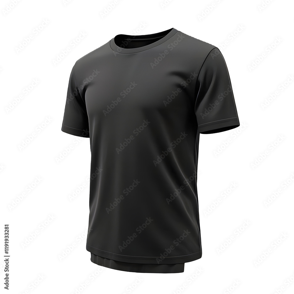 t-shirt plain crew neck cotton realistic high-resolution studio lighting product t-shirt plain crew neck cotton realistic high-resolution studio lighting product